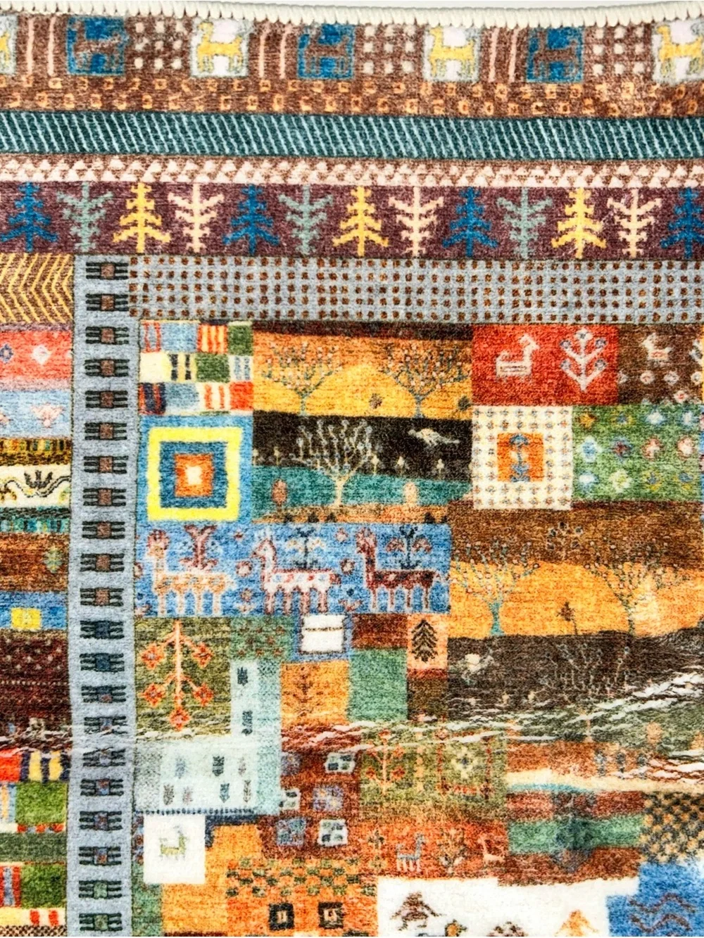 Two-Tanysoo Multicolor Patchwork 2 x 3 washable Rug